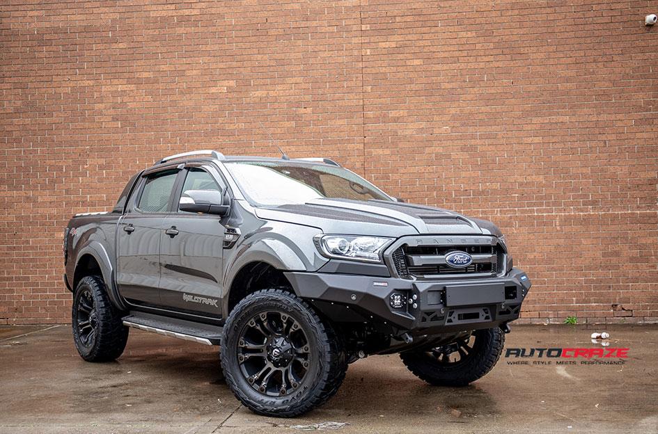 FORD-RANGER-VAPOR-BLACK-MACHINED-WITH-DARK-TINT